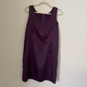 Purple Silk Dress